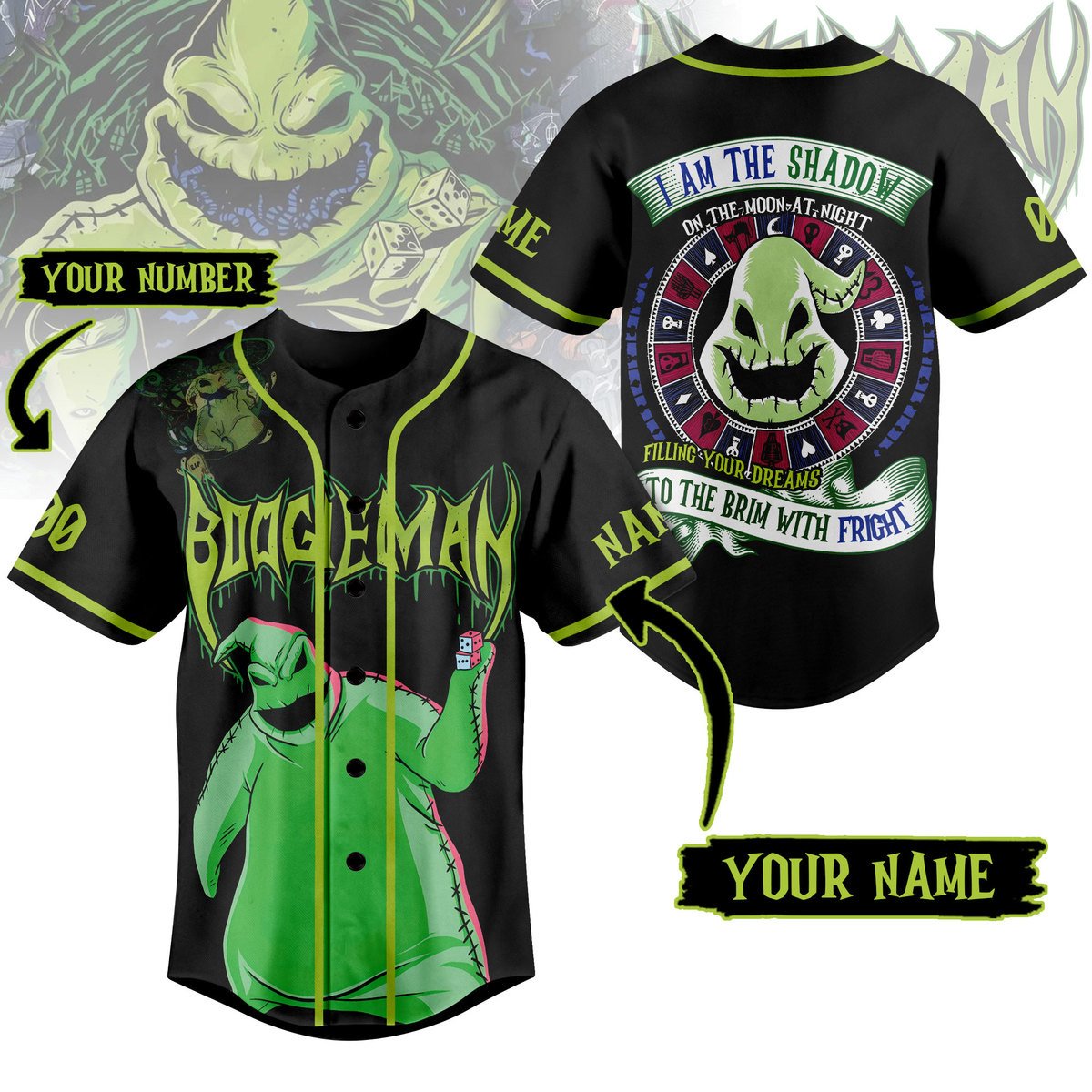 The Nightmare Before Christmas Baseball Jersey For Sport Teams Fans