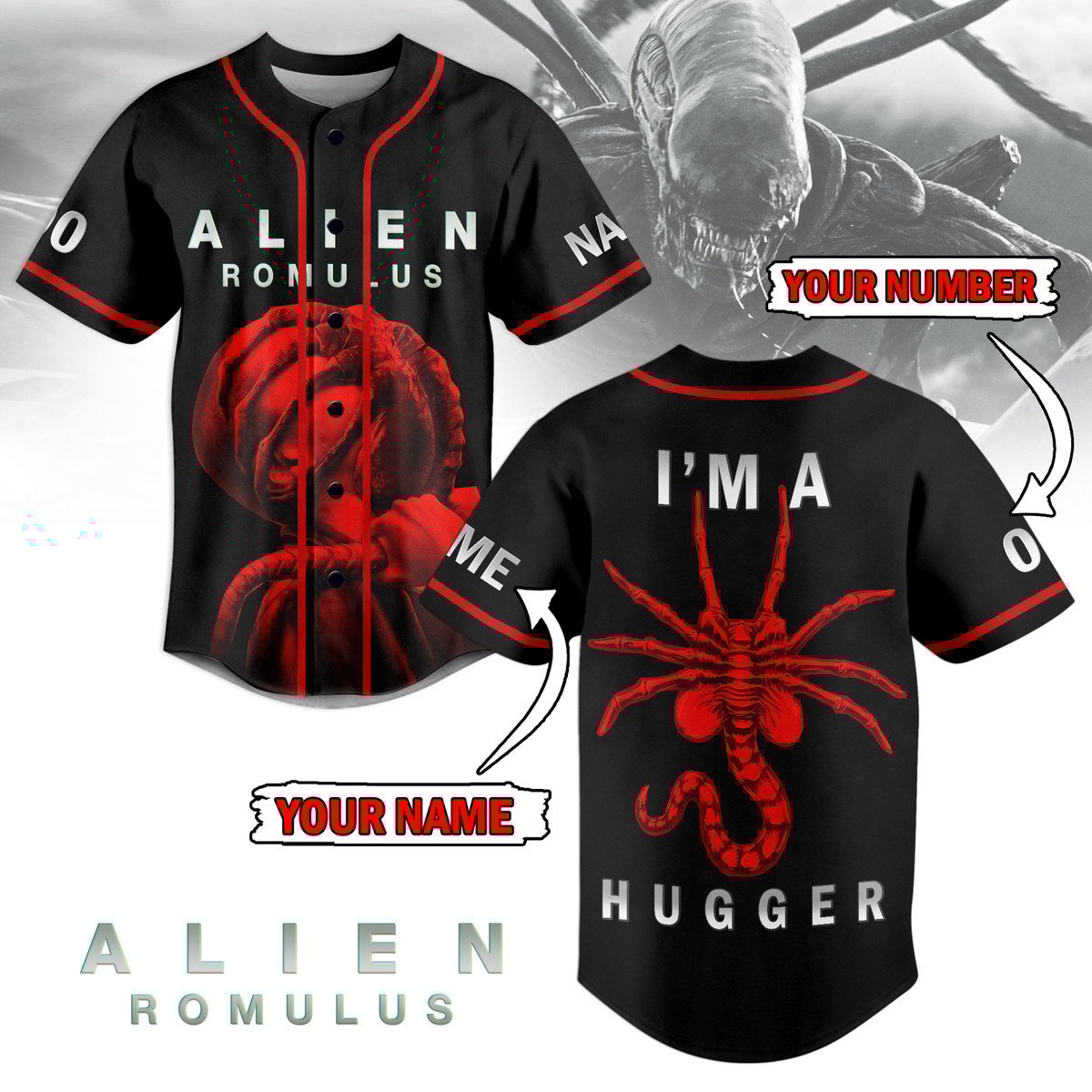 Alien: Romulus Baseball Jersey For Sport Teams Fans
