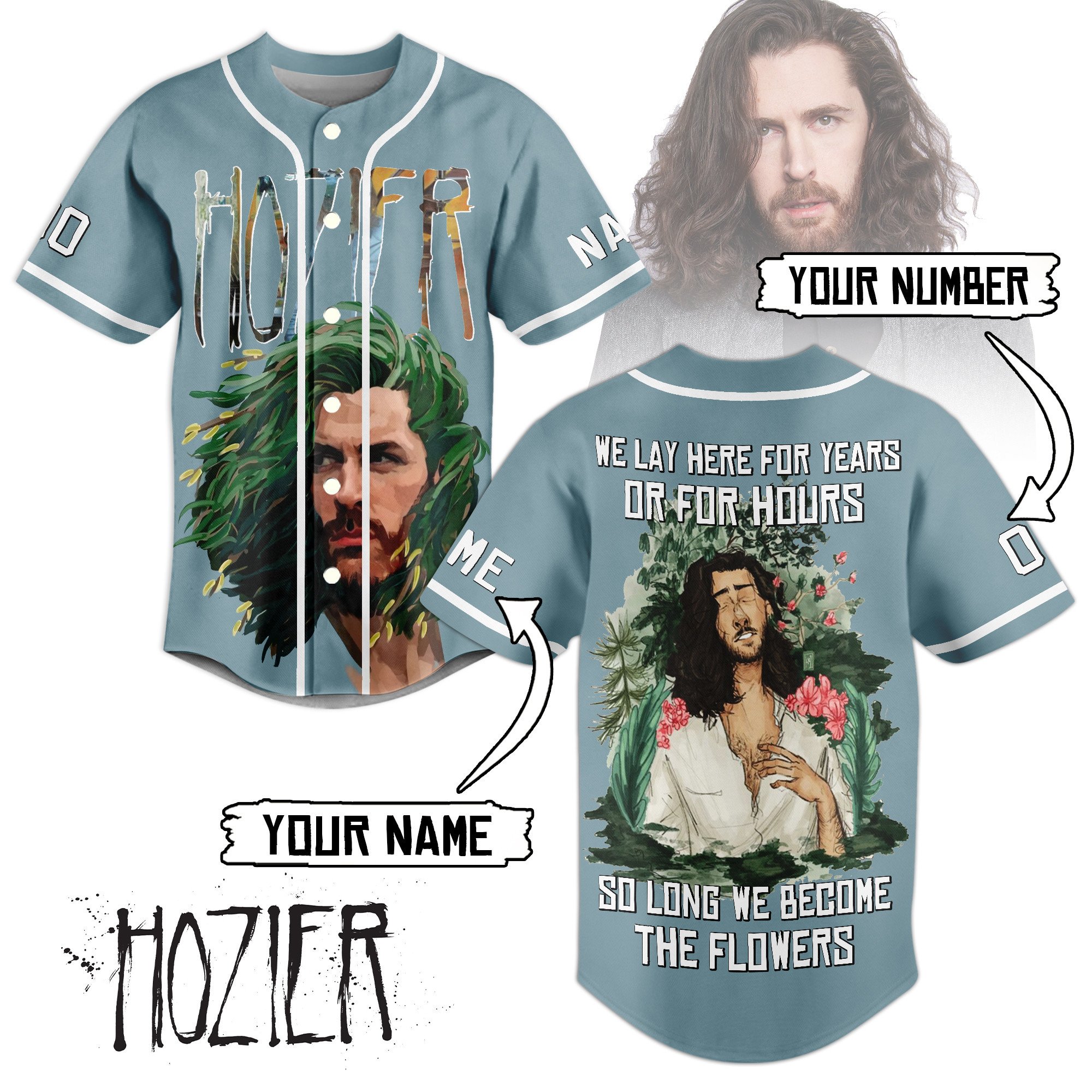 Hozier Baseball Jersey For Sport Teams Fans