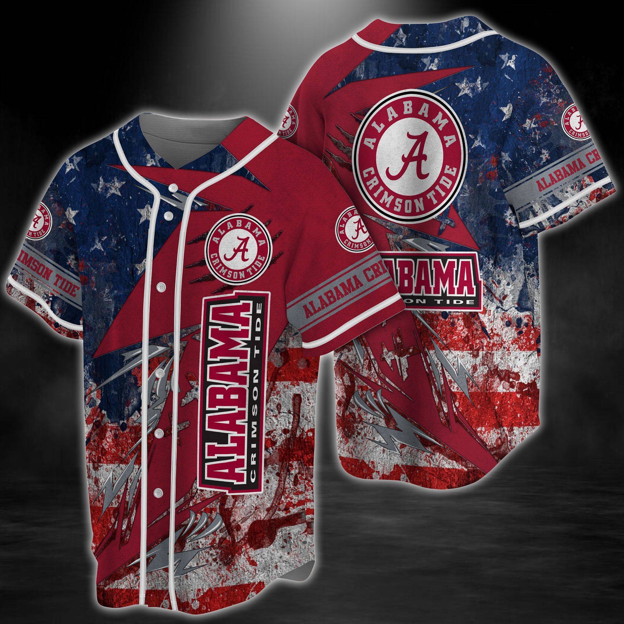 Alabama Crimson Tide NCAA Baseball Jersey BJ2127
