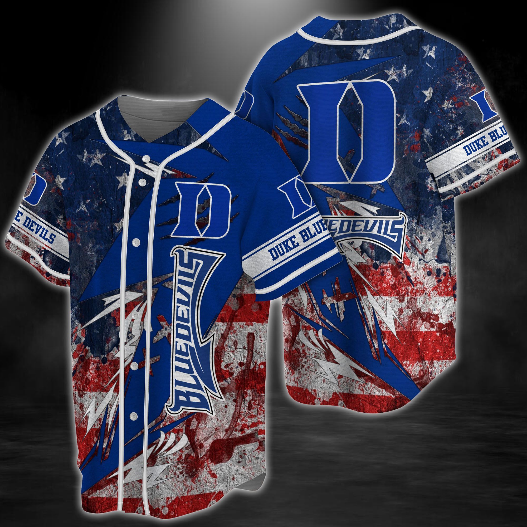 Duke Blue Devils NCAA Baseball Jersey BJ2073