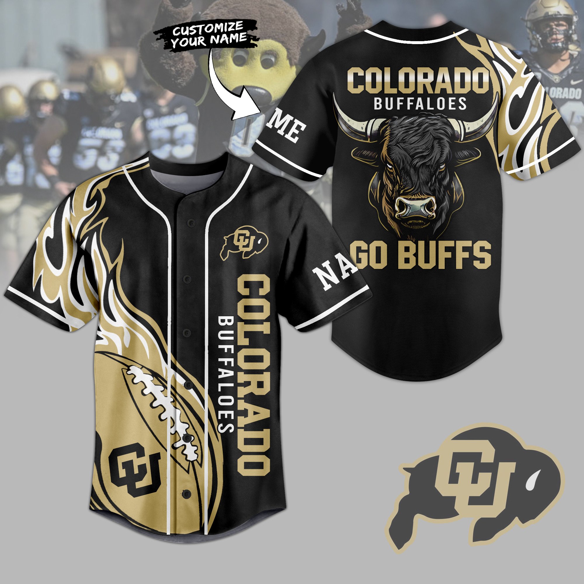 Colorado Buffaloes Baseball Jersey For Sport Teams Fans