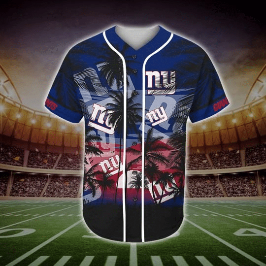 New York Giants Tropical Baseball Jersey BJ0958