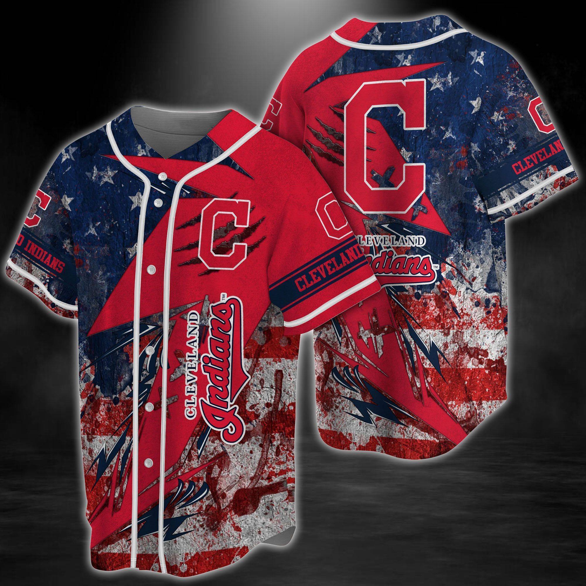 Cleveland Indians MLB Baseball Jersey BJ1038