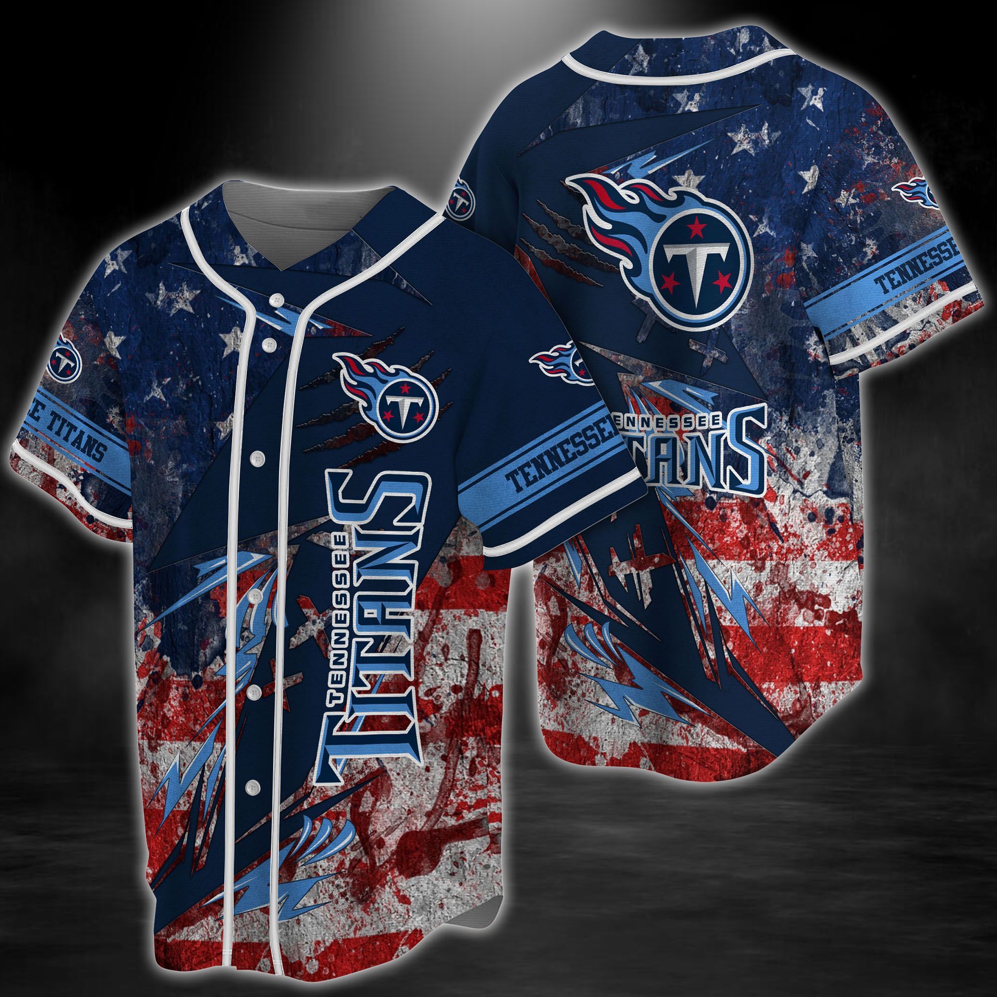 Tennessee Titans NFL Baseball Jersey BJ2068