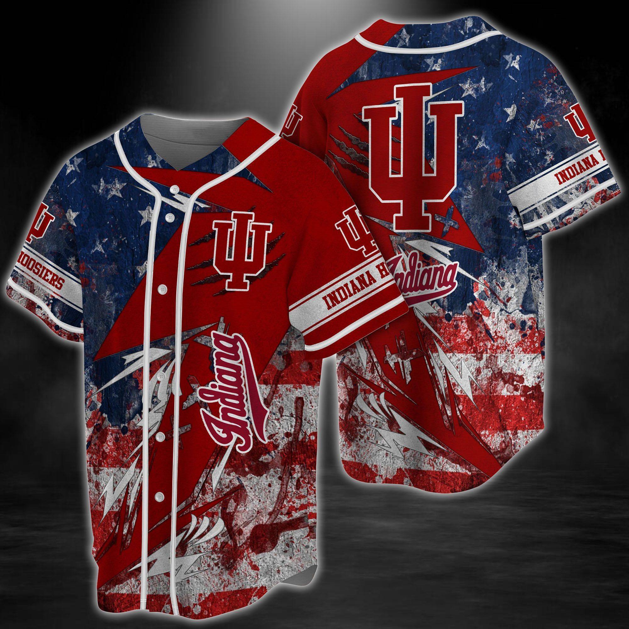 Indiana Hoosiers NCAA Baseball Jersey BJ1021