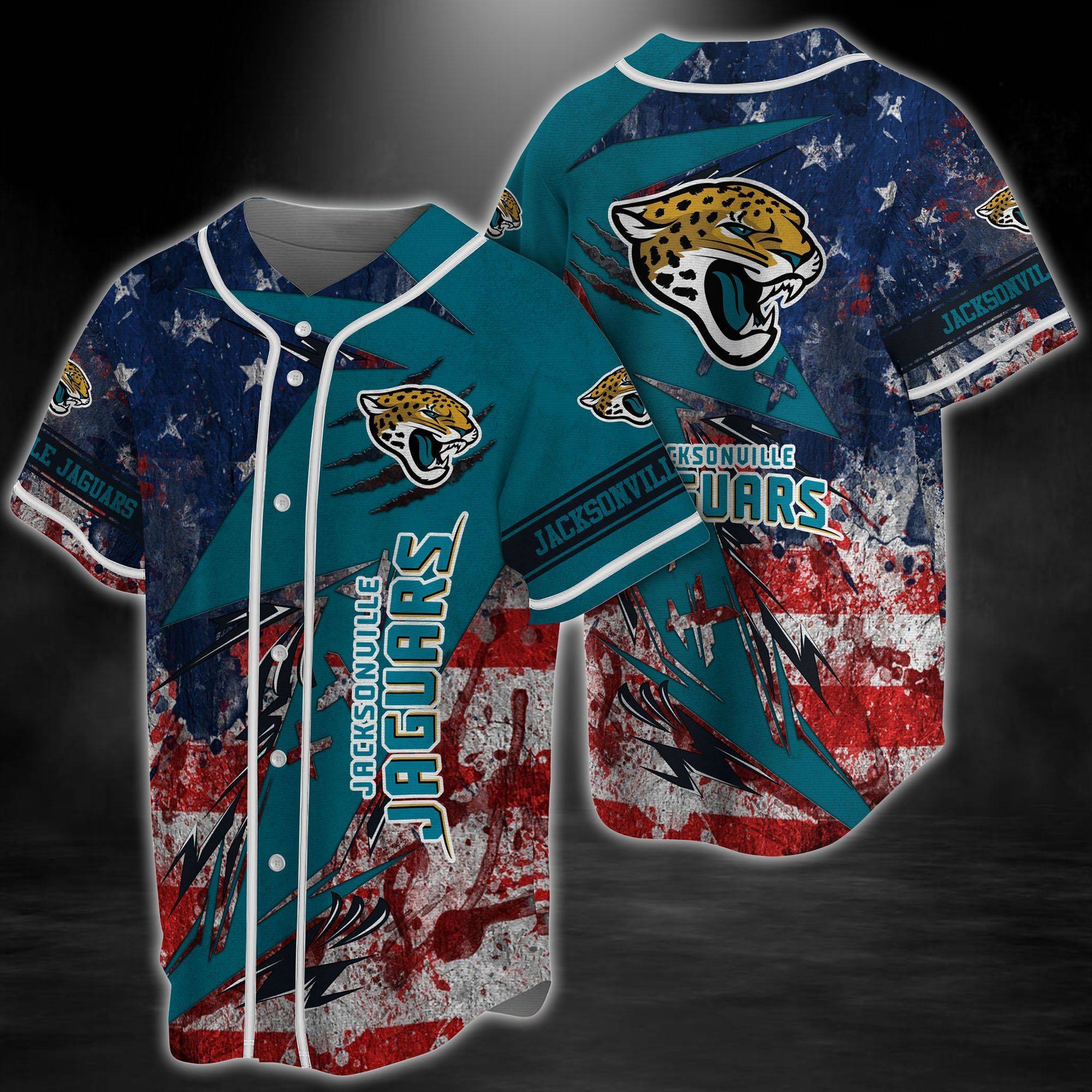 Jacksonville Jaguars NFL Baseball Jersey BJ1020