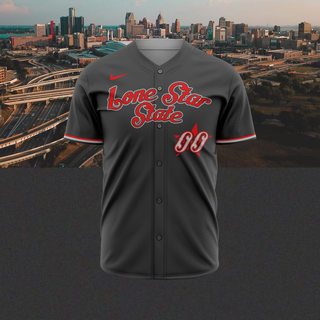 MLB Texas Rangers Special City Connect Design Baseball Jersey