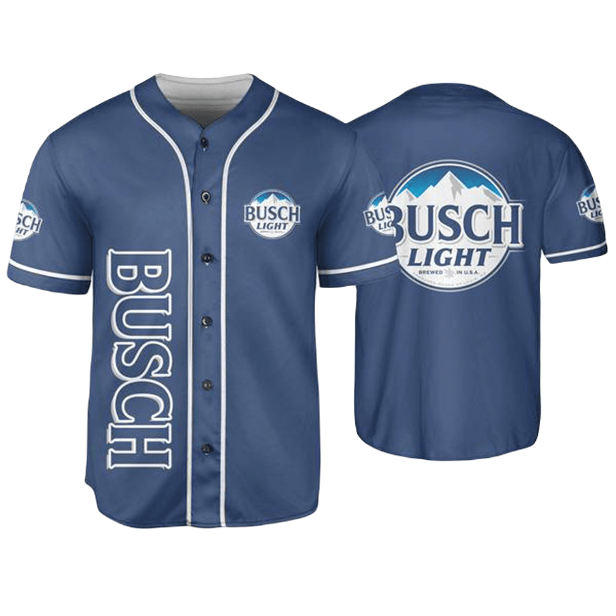 Busch Light Baseball Jersey New Season For Men Women And Kid