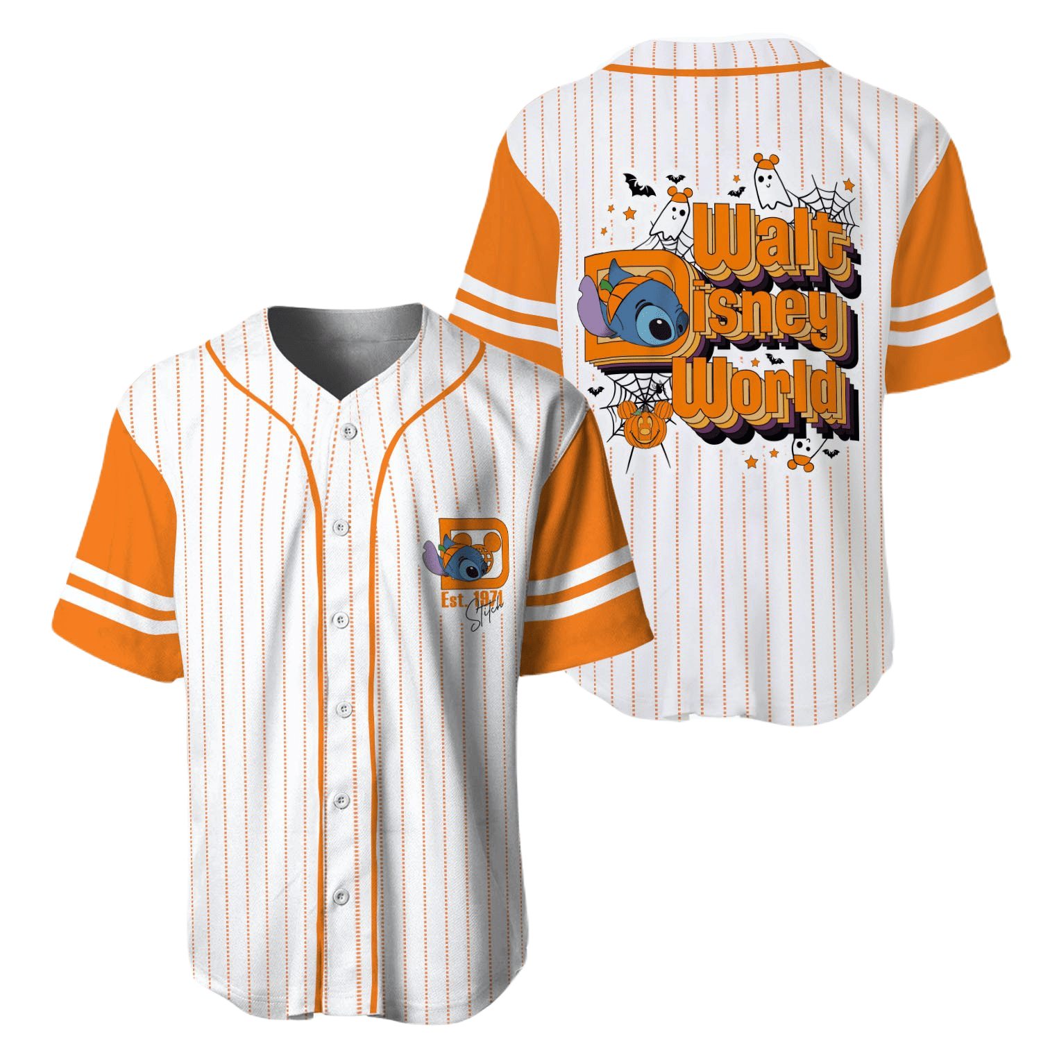 Disney Halloween Baseball Jersey For Men Women And Kid