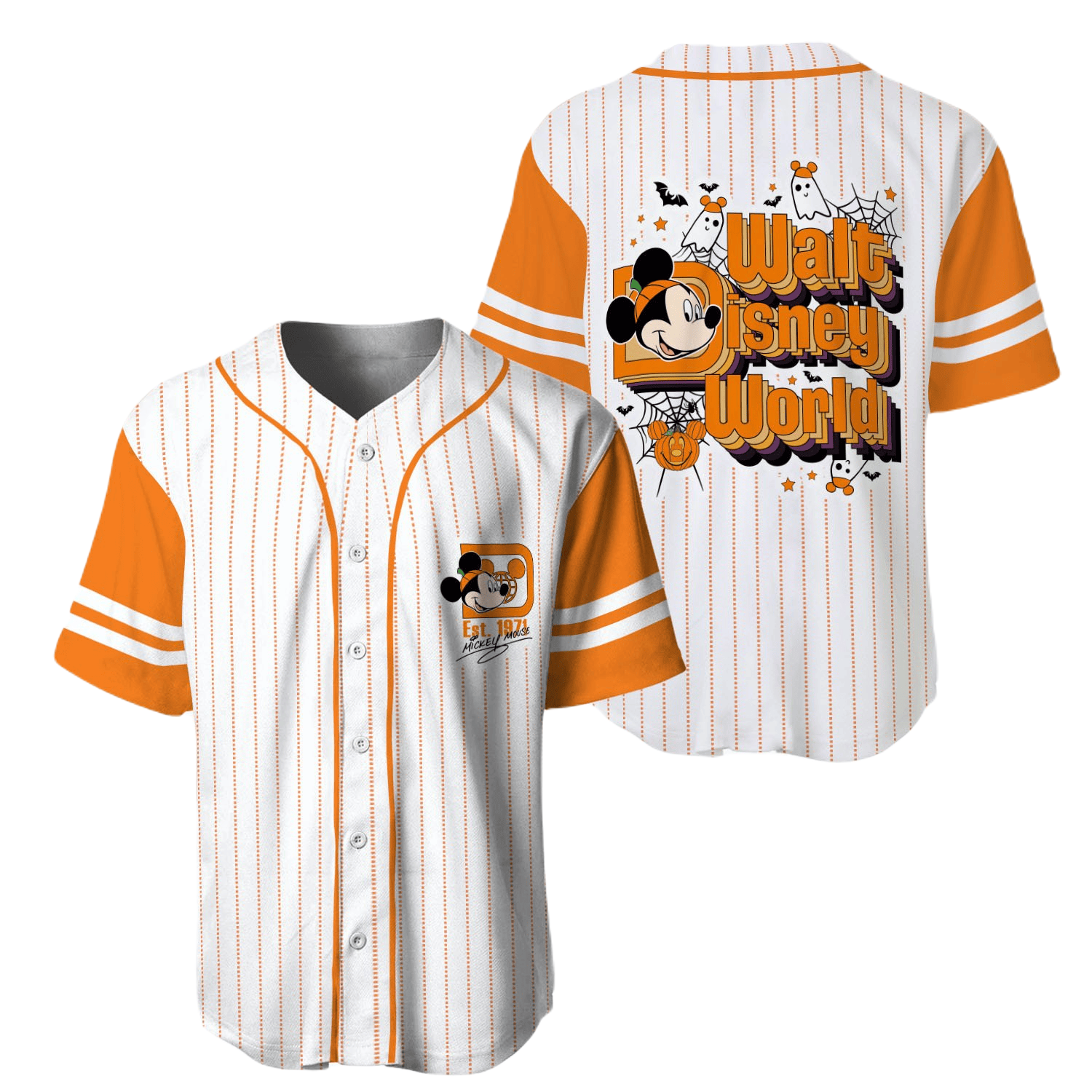 Disney Halloween Baseball Jersey New Season For Men Women And Kid
