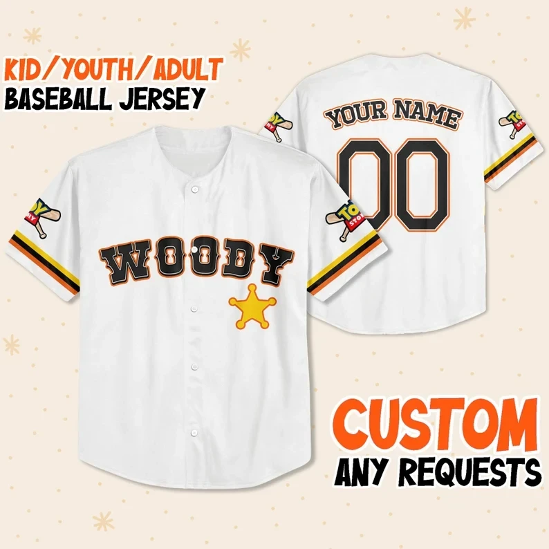 Customizable Baseball Jersey New Season For Men Women And Kid