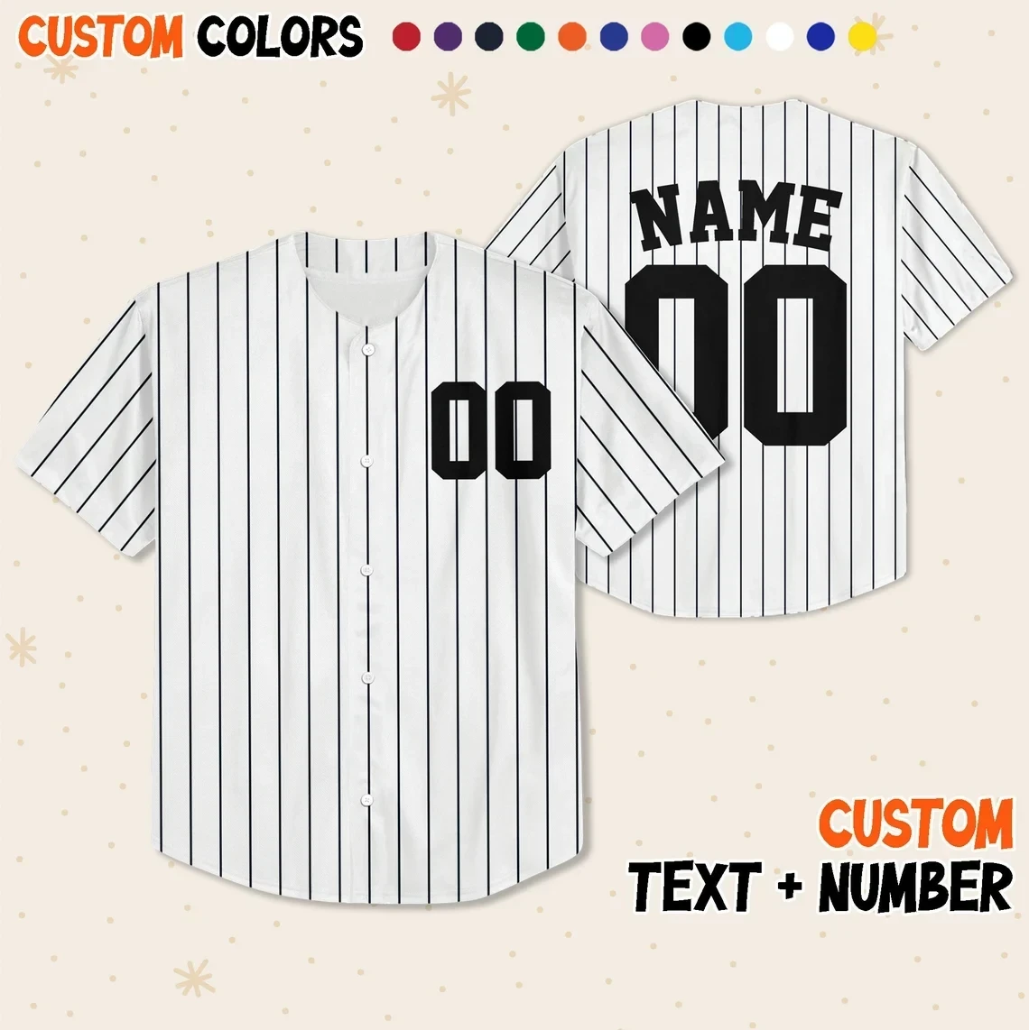 Custom Baseball Jersey For Men Women And Kid