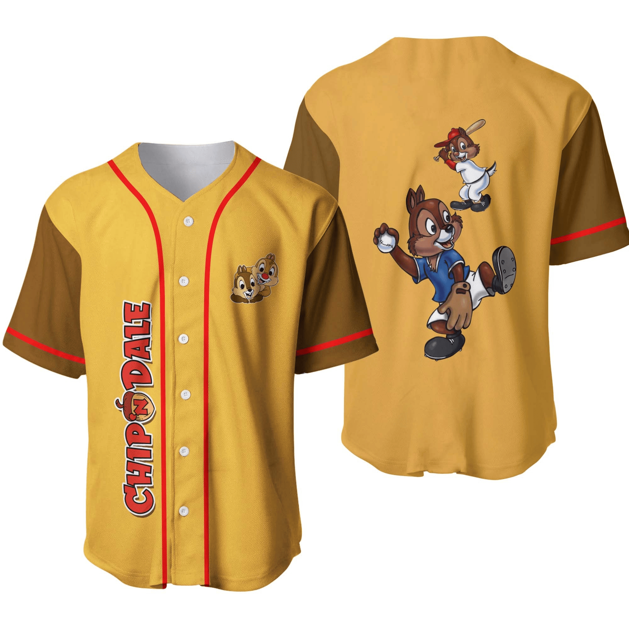 Chip N Dale Baseball Jersey For Men Women And Kid