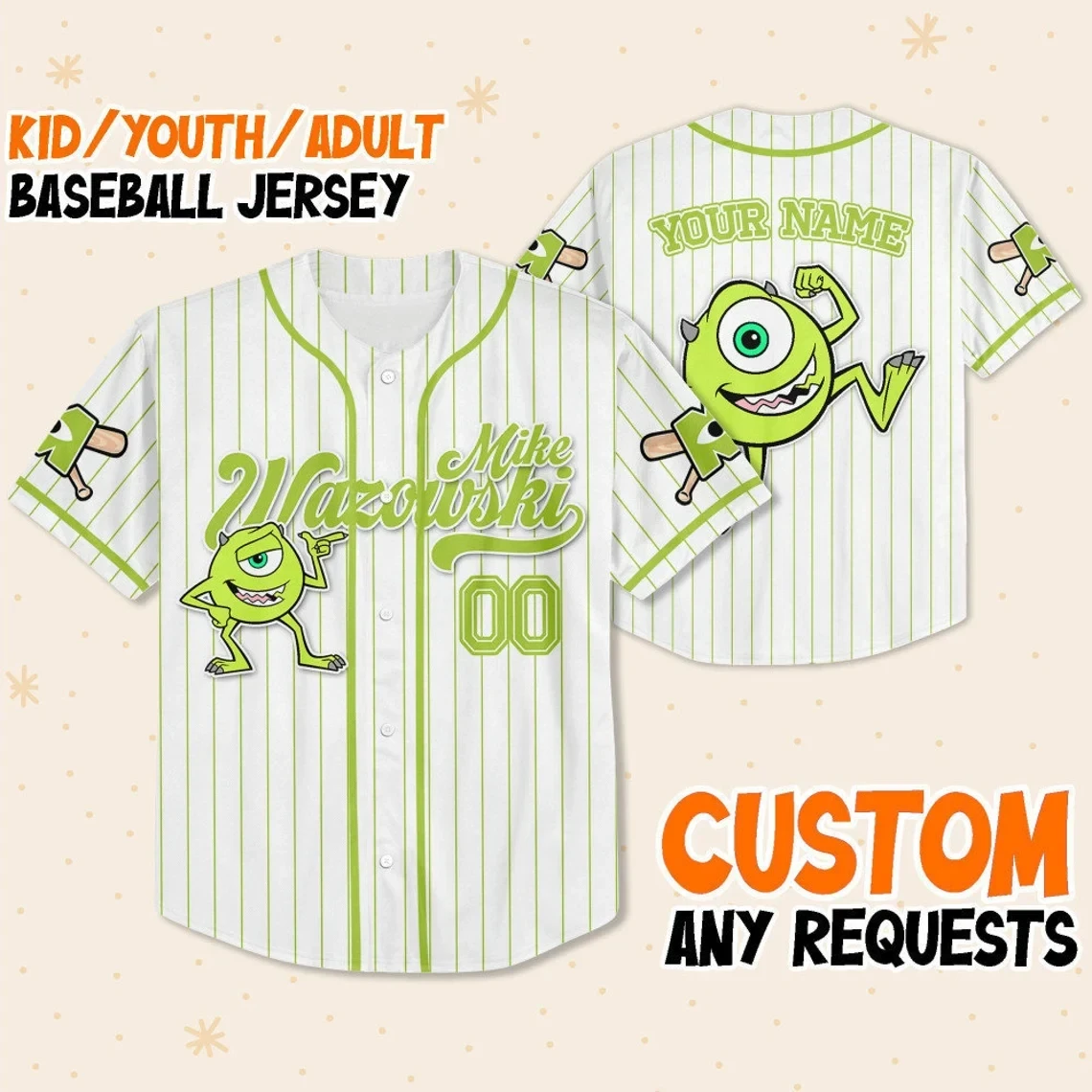 Customizable Kids/Youth/Adult Baseball Jersey New Season For Men Women And Kid