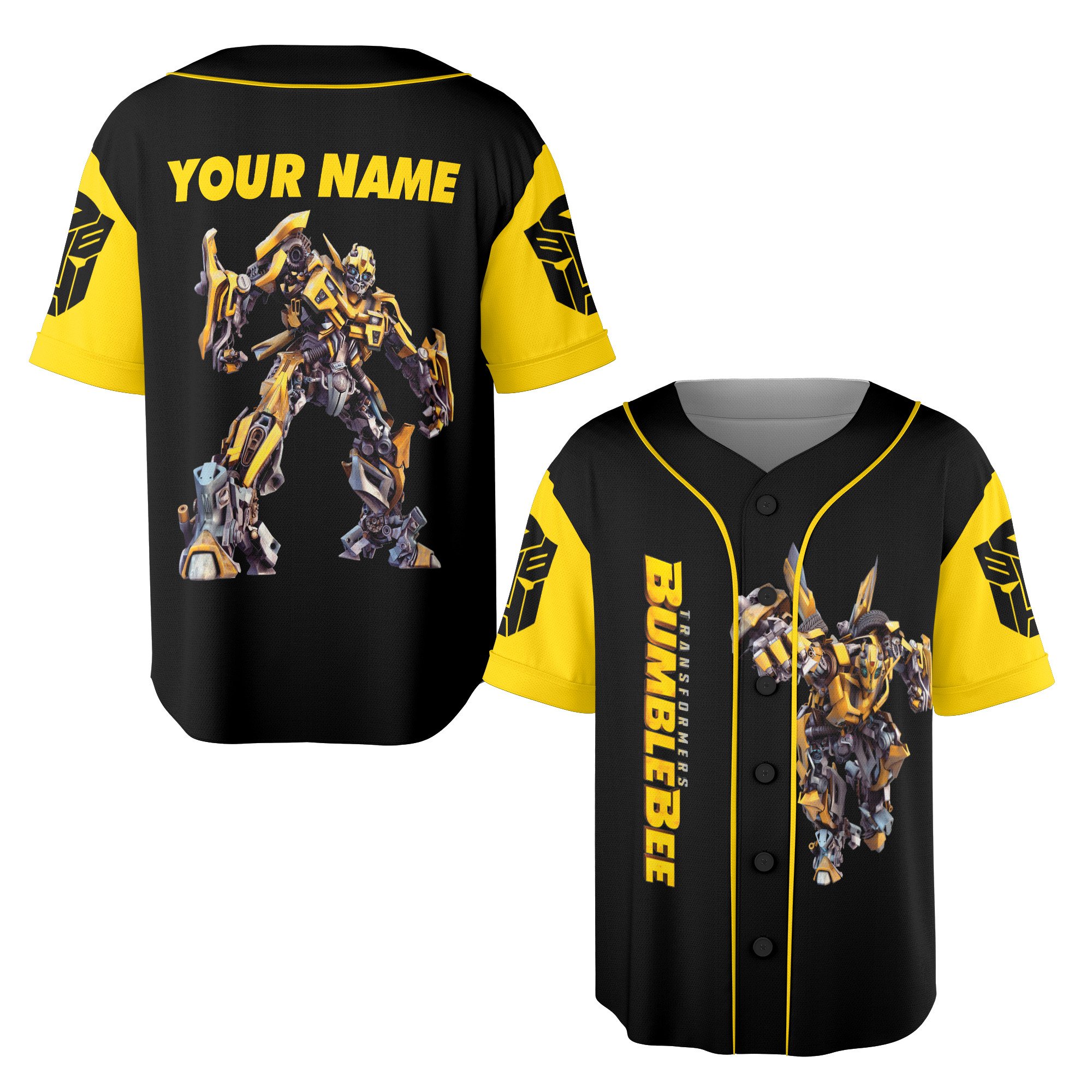 Customizable Bumblebee Baseball Jersey New Season For Men Women And Kid