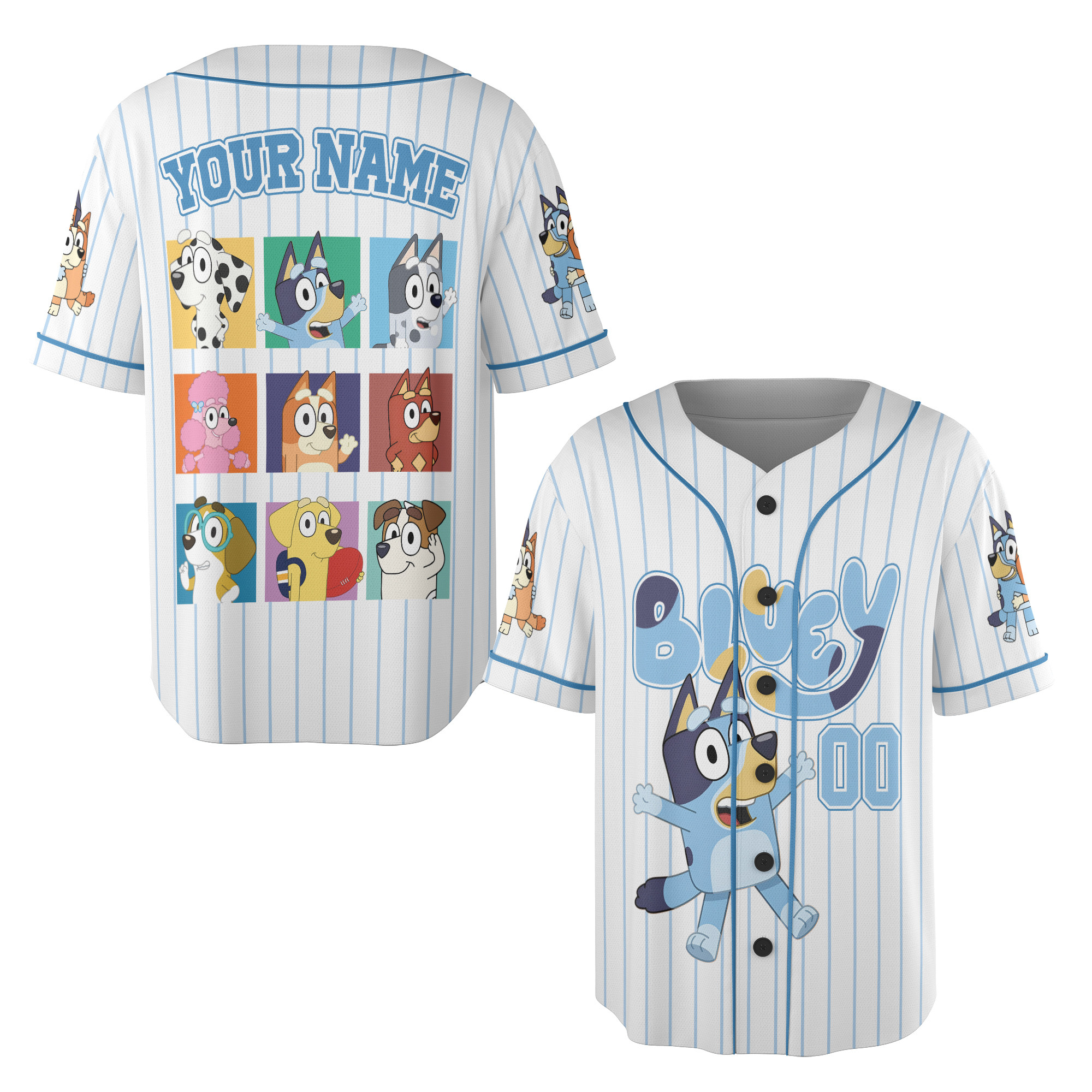 Customizable Kids Cartoon Baseball Jersey New Season For Men Women And Kid