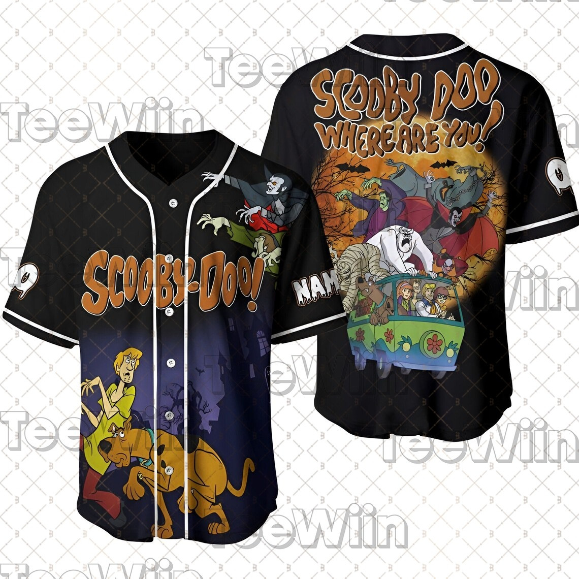 Scooby-Doo Baseball Jersey New Season For Men Women And Kid