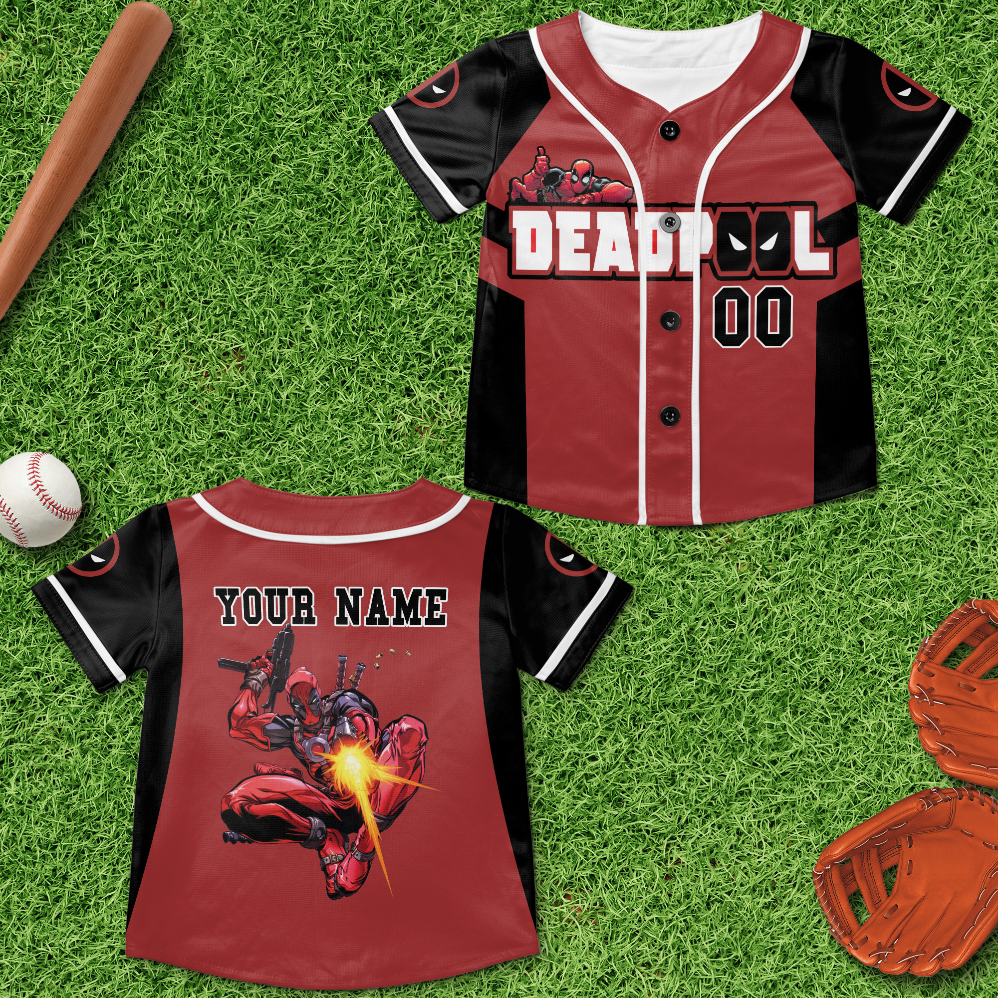 Customizable Superhero Baseball Jersey New Season For Men Women And Kid