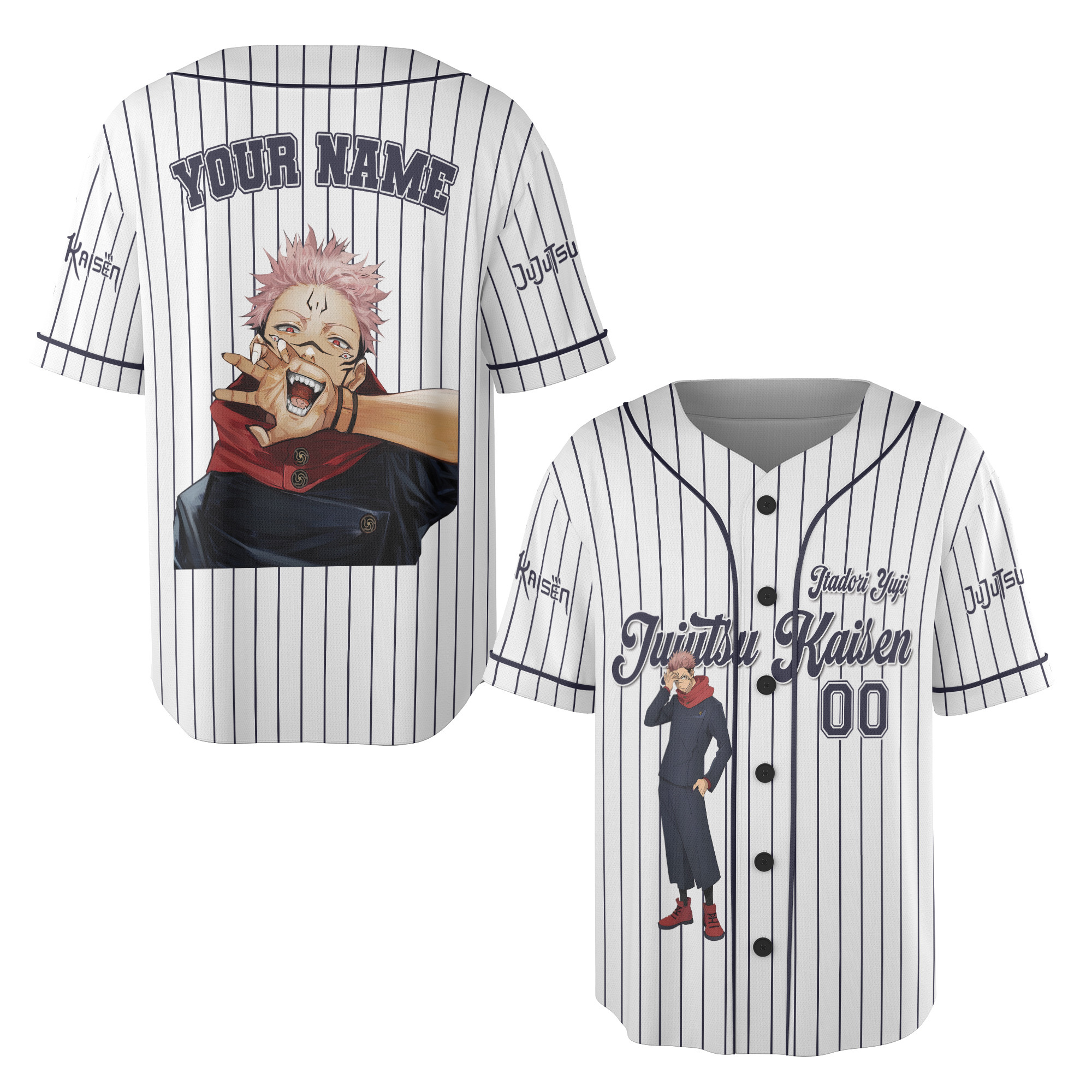 Custom Anime Baseball Jersey New Season For Men Women And Kid