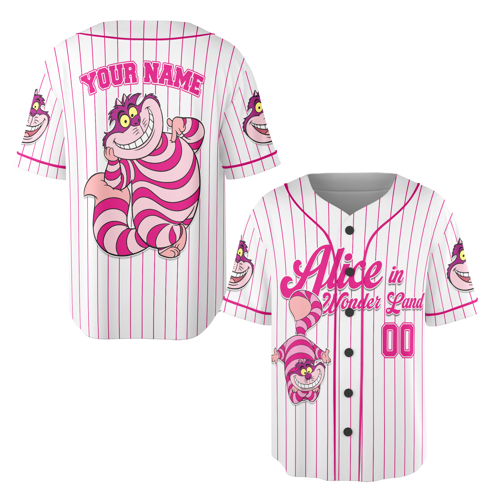 Customize Your Alice In Wonderland Baseball Jersey New Season For Men Women And Kid
