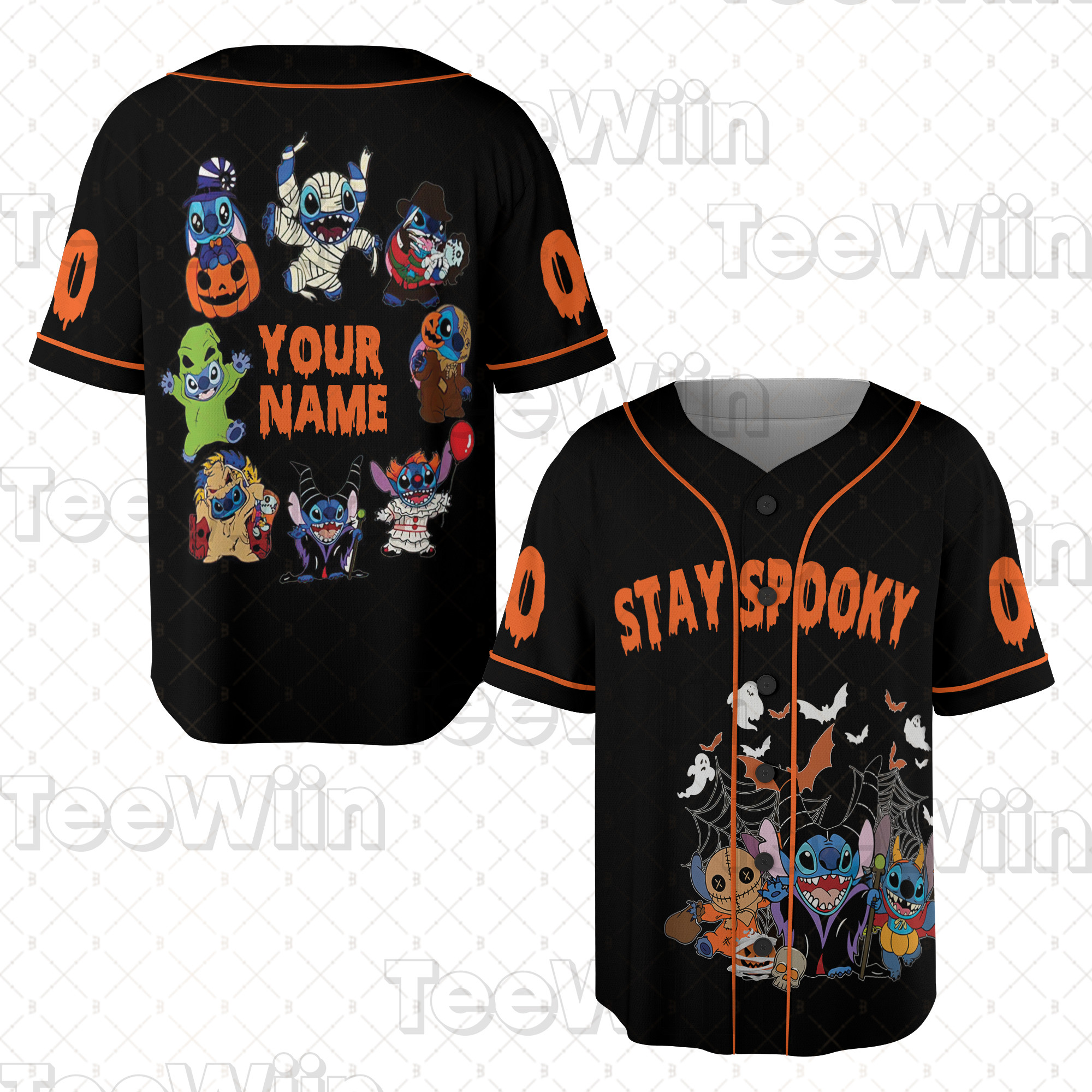 Custom Halloween Stay Spooky Baseball Jersey New Season For Men Women And Kid