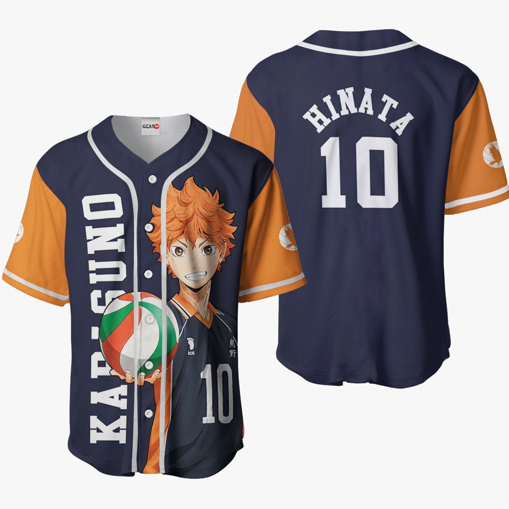 Shoyo Hinata Baseball Jersey For Men And Women
