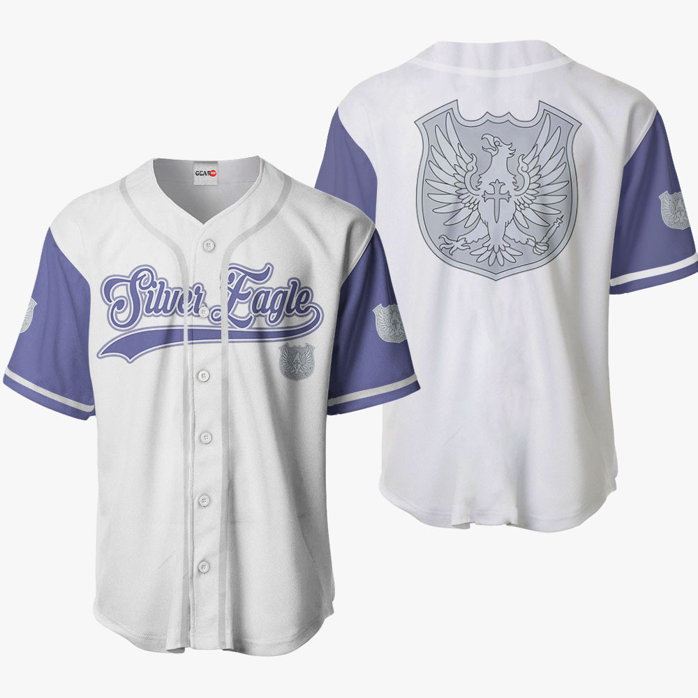 Silver Eagle Baseball Jersey For Men And Women