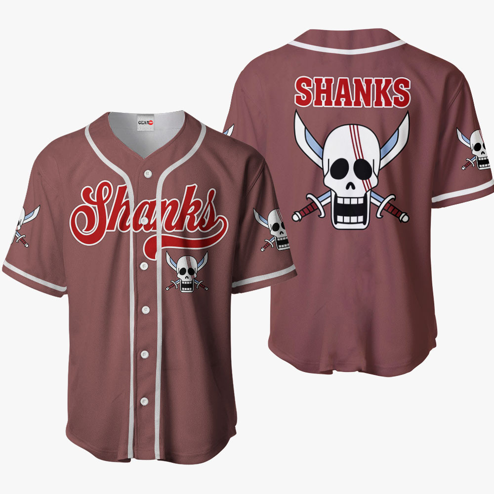 Shanks Symbol Baseball Jersey For Men And Women