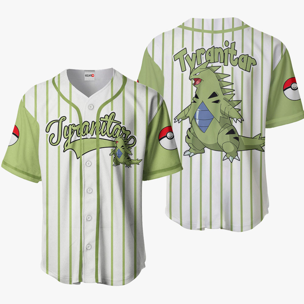 Tyranitar Baseball Jersey For Men And Women