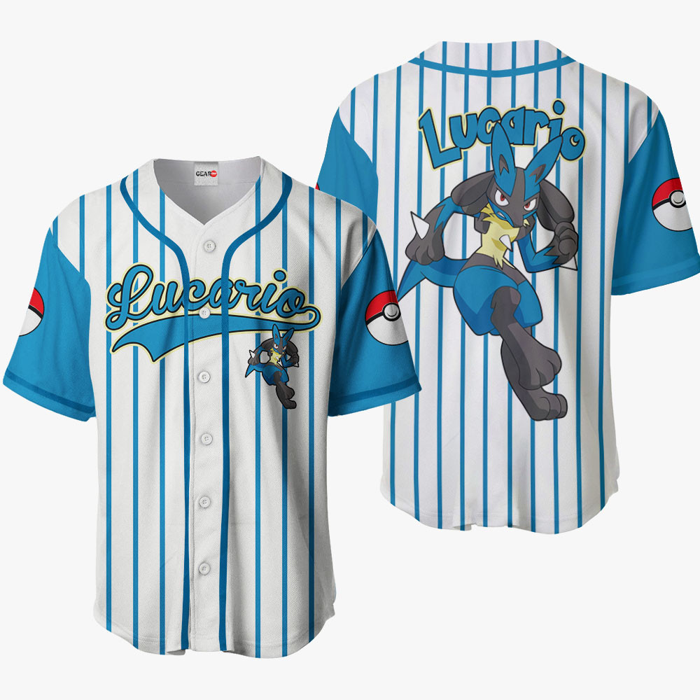 Lucario Baseball Jersey For Men And Women