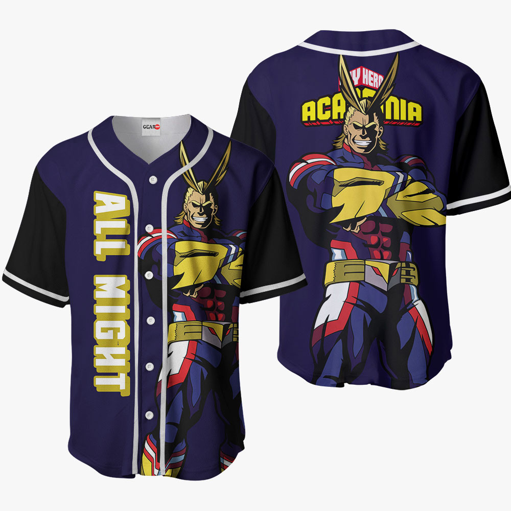 All Might Baseball Jersey For Men And Women