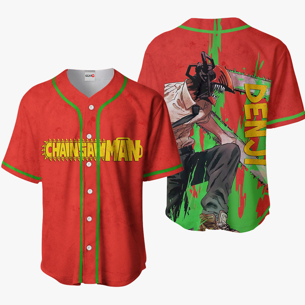 Denji Baseball Jersey For Men And Women