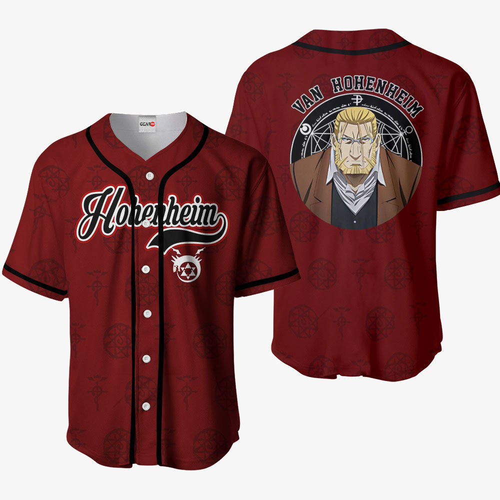 Van Hohenheim Baseball Jersey For Men And Women
