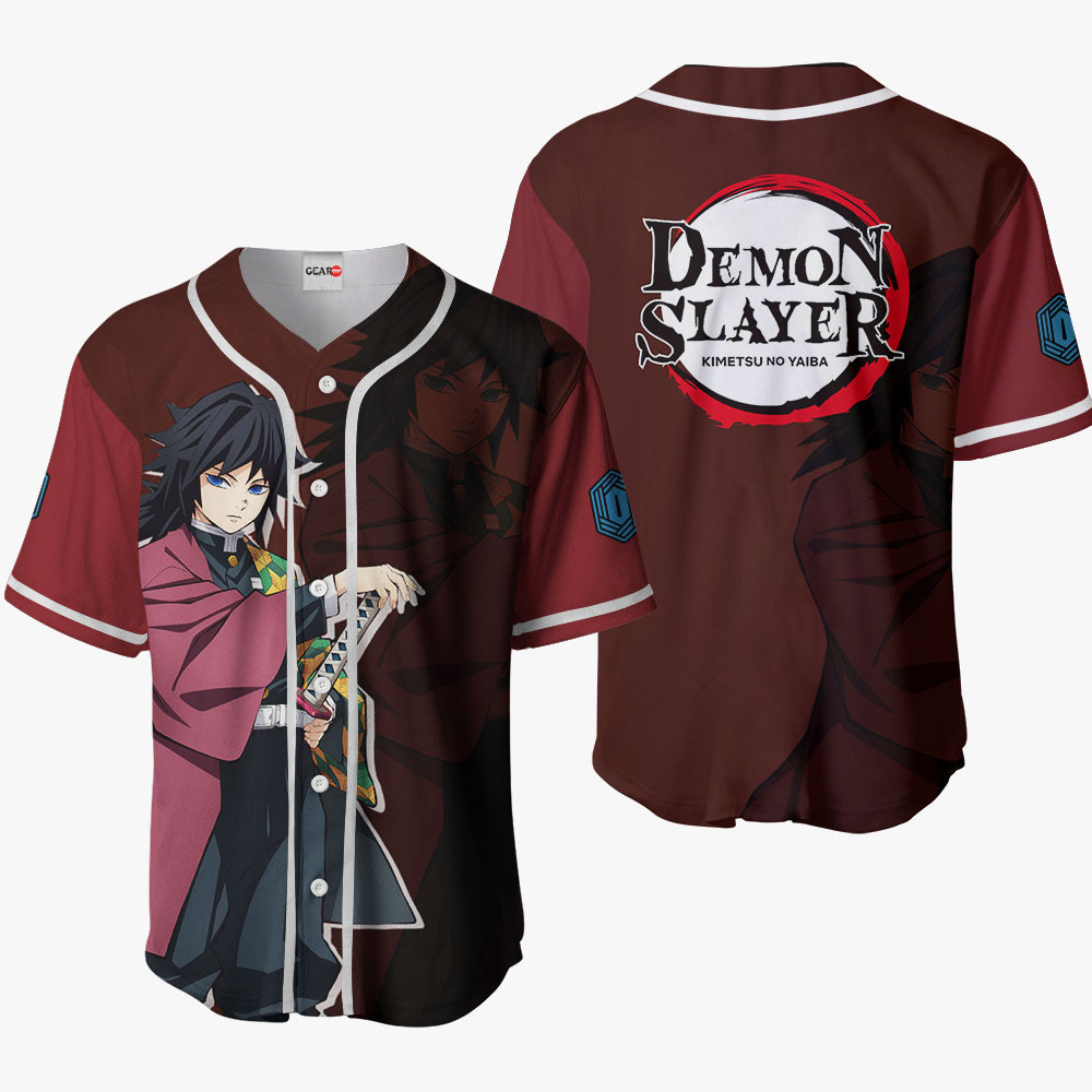 Giyu Tomioka Baseball Jersey For Men And Women