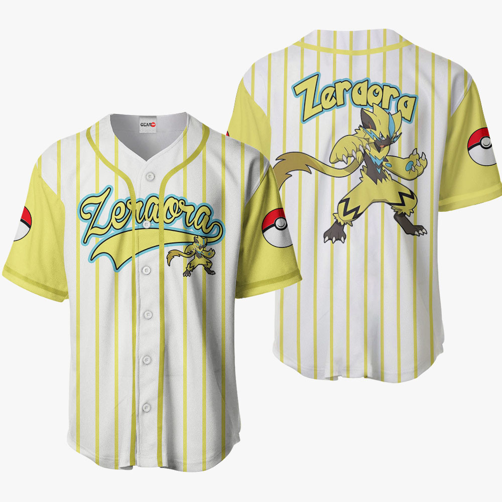 Zeraora Baseball Jersey For Men And Women
