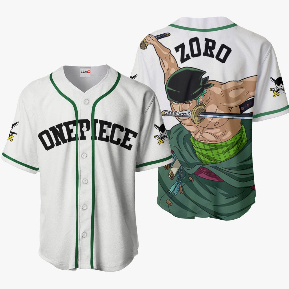 Roronoa Zoro Baseball Jersey For Men And Women