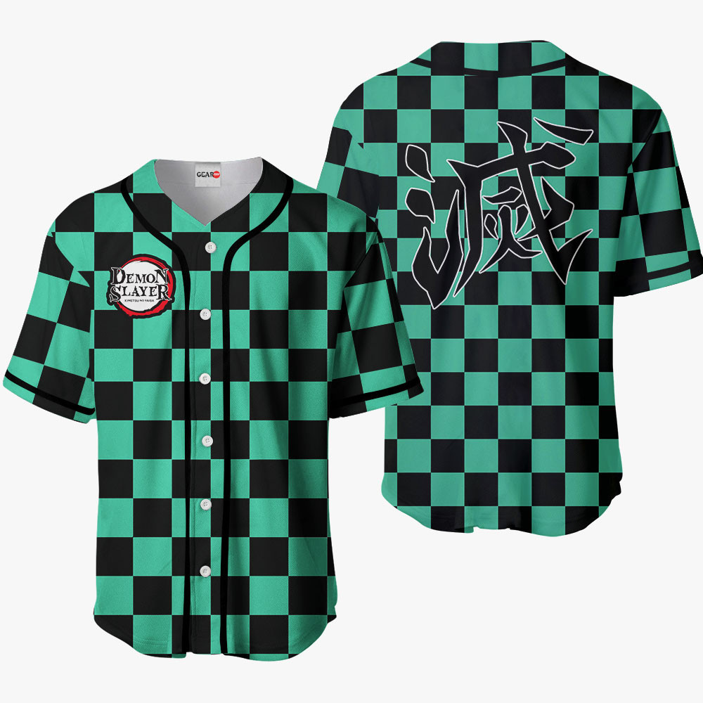 Tanjiro Baseball Jersey Pattern Clothes For Men And Women