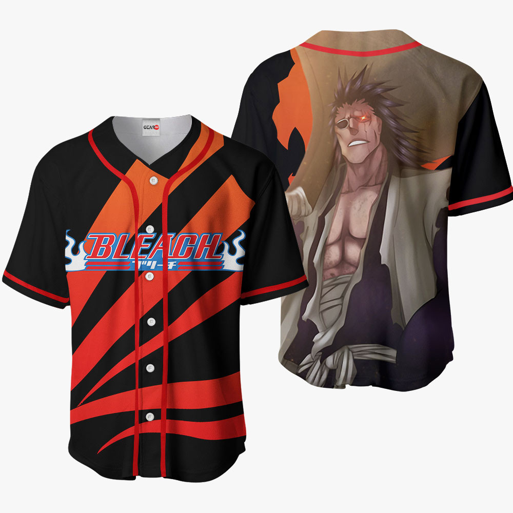 Kenpachi Zaraki Baseball Jersey BL For Men And Women