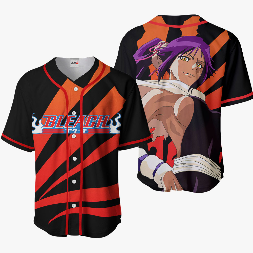 Yoruichi Shihouin Baseball Jersey BL For Men And Women