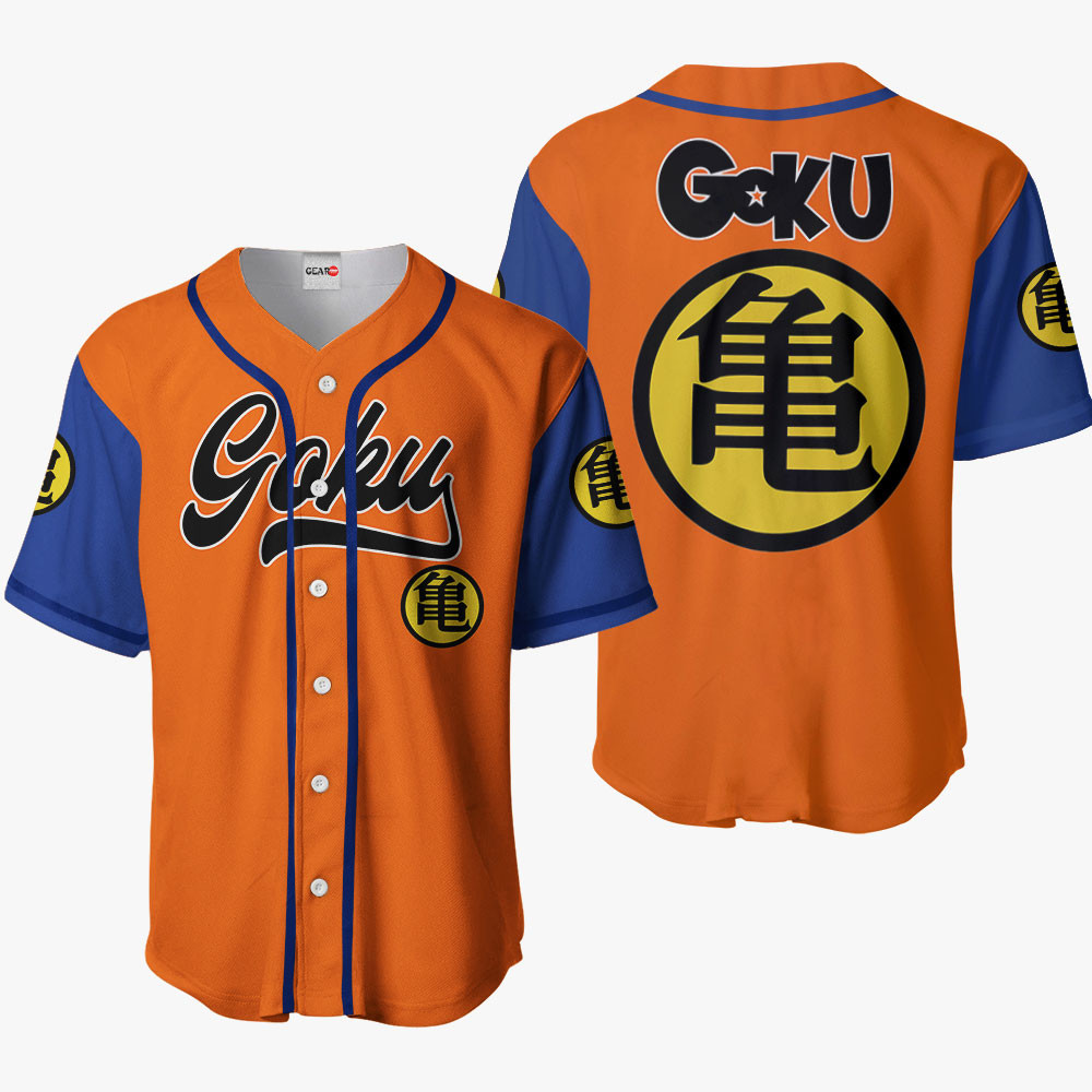 Goku Turtle Hermit Baseball Jersey For Men And Women