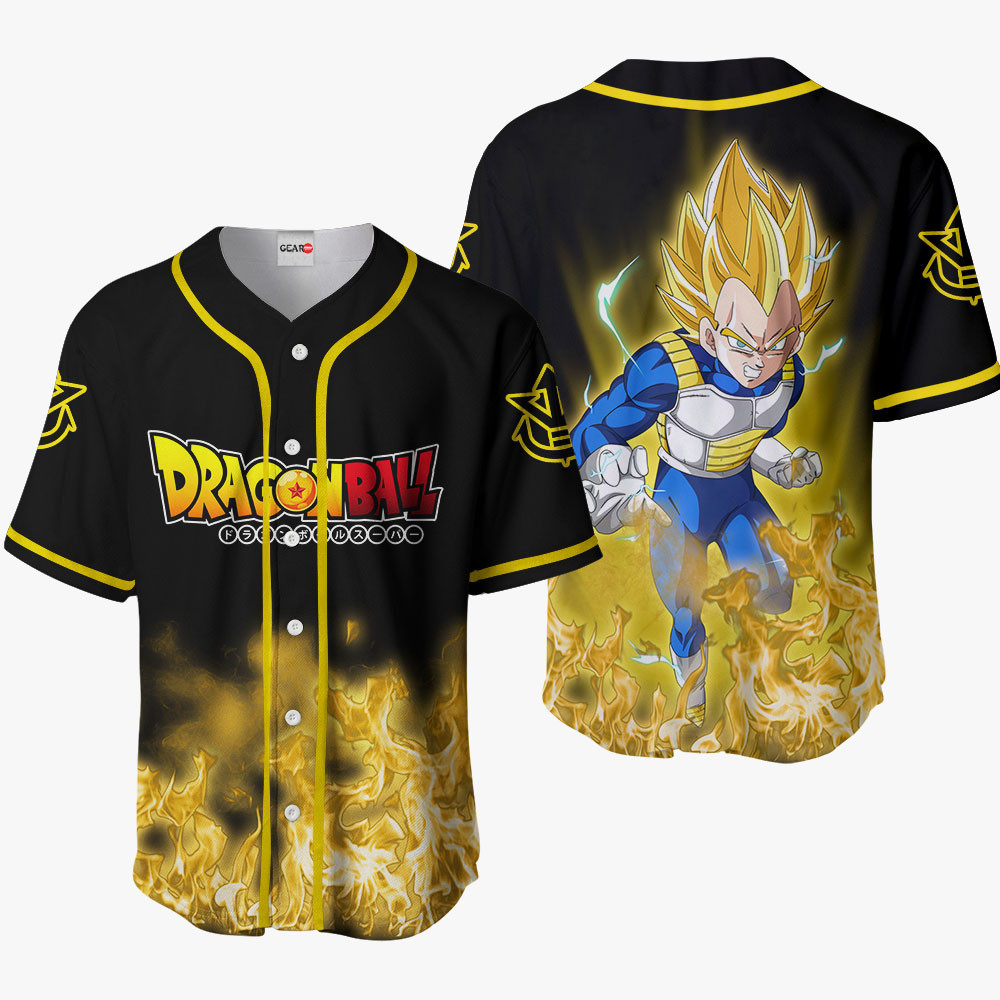 Vegeta Super Saiyan Baseball Jersey For Men And Women
