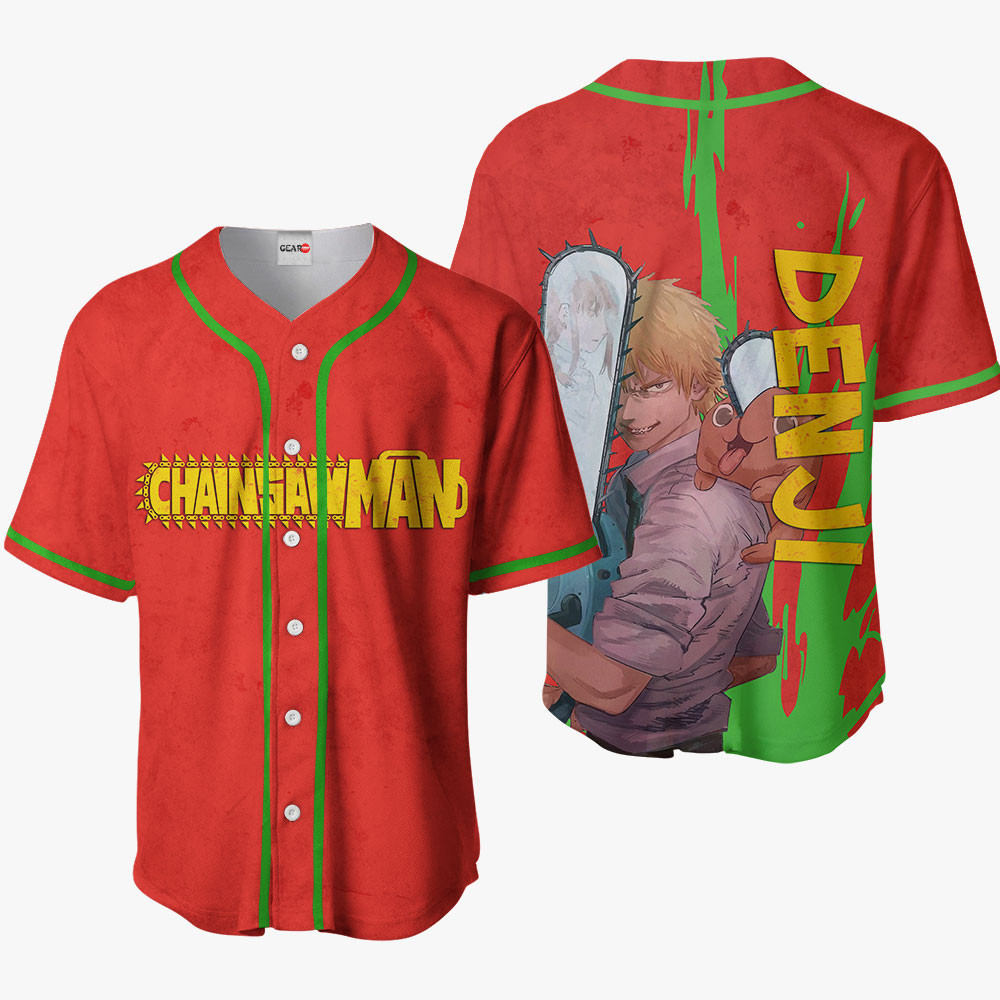 Denji Baseball Jersey For Fans For Men And Women