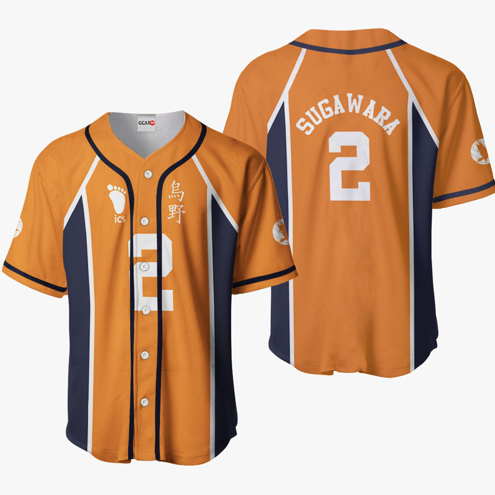 Koushi Sugawara Baseball Jersey Costume For Men And Women