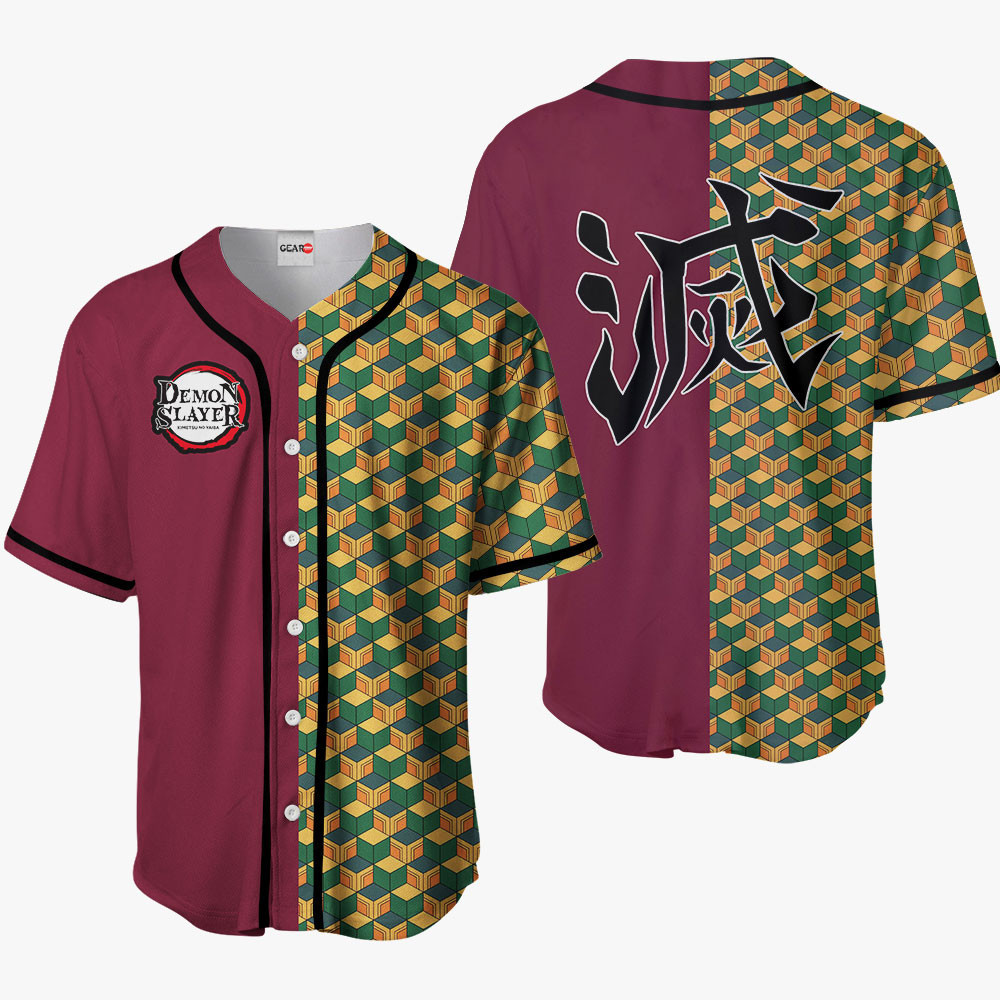 Giyu Tomioka Baseball Jersey Costume For Men And Women