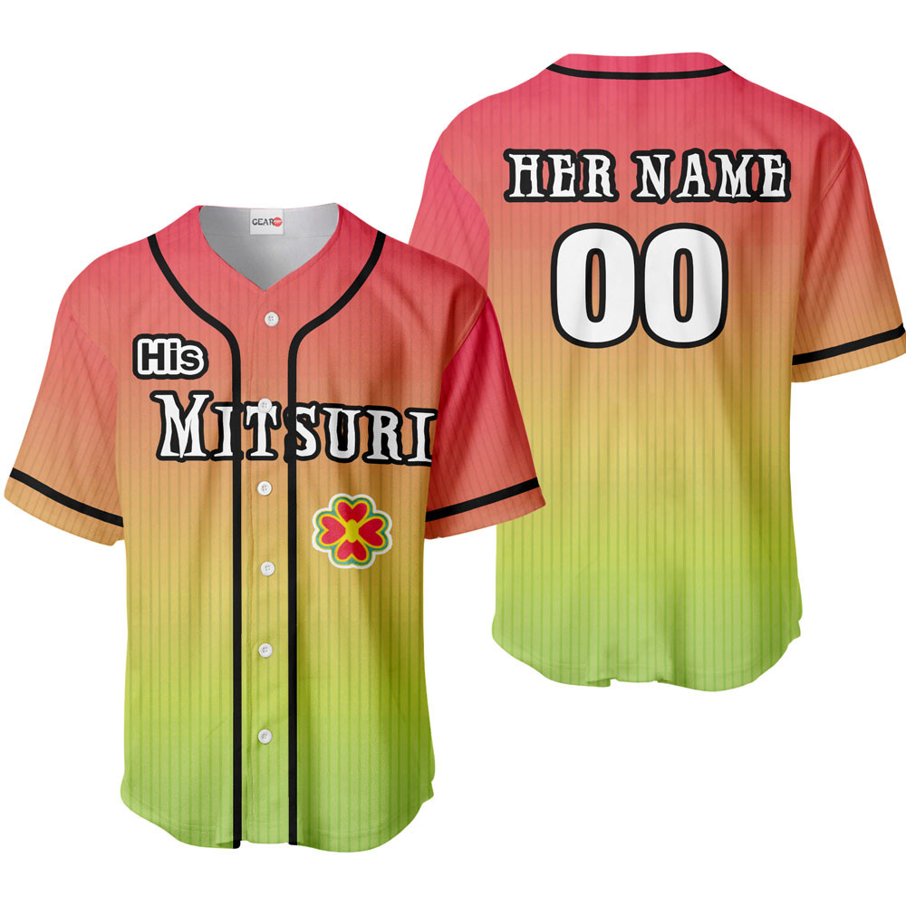 His Mitsuri Kanroji Baseball Jersey Personalized Edition For Men And Women