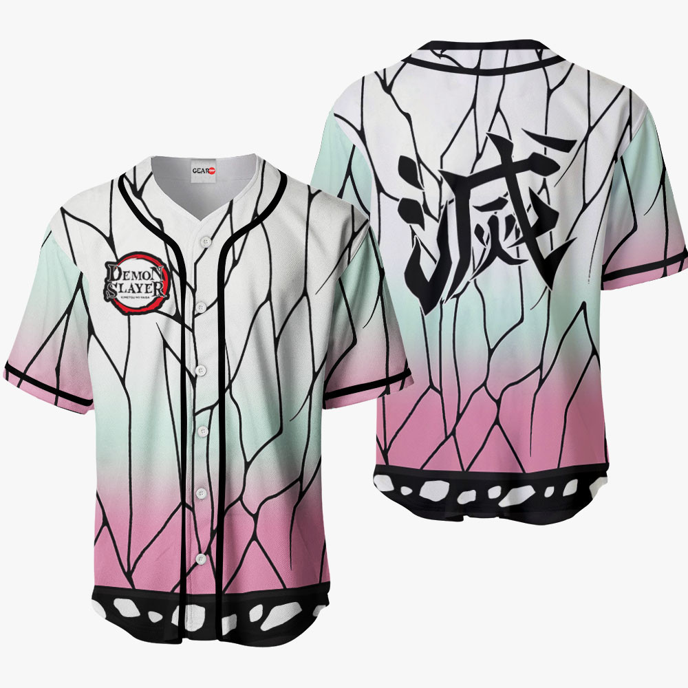Shinobu Baseball Jersey Demon Slayer Costume For Men And Women