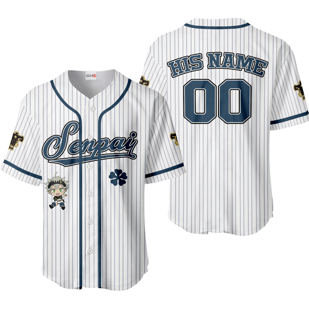 Asta Baseball Jersey Senpai Personalized Edition For Men And Women