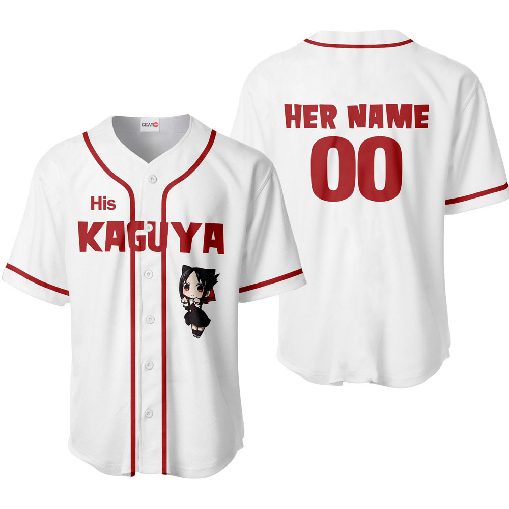 His Kaguya Shinomiya Baseball Jersey Personalized Edition For Men And Women