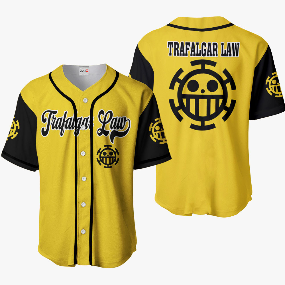 Trafalgar D. Law Symbol Baseball Jersey For Men And Women